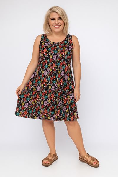 Picture of CURVY GIRL SUMMER STRETCHY DRESS